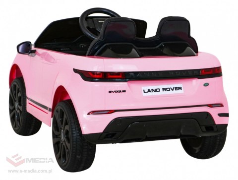Range Rover Evoque na akumulator dla dzieci Różowy SUV + Pilot