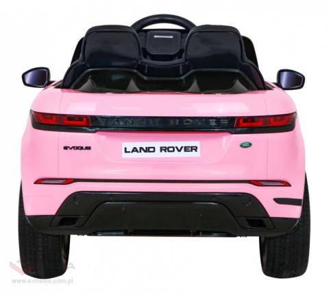 Range Rover Evoque na akumulator dla dzieci Różowy SUV + Pilot