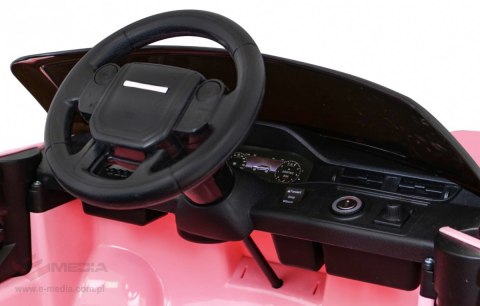 Range Rover Evoque na akumulator dla dzieci Różowy SUV + Pilot