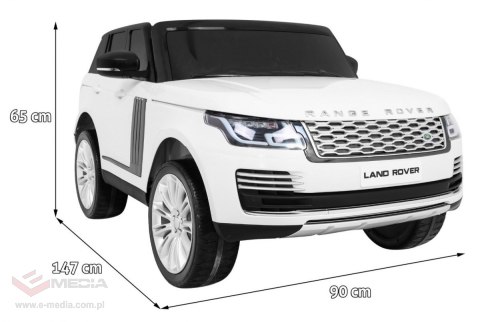 Range Rover HSE 2-osobowe Autko dla dzieci Biały SUV + Pilot
