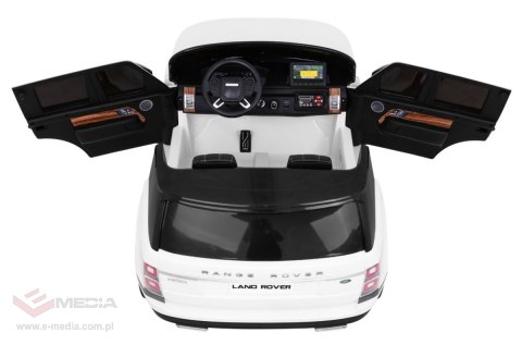 Range Rover HSE 2-osobowe Autko dla dzieci Biały SUV + Pilot