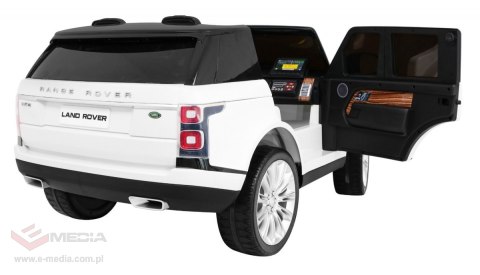 Range Rover HSE 2-osobowe Autko dla dzieci Biały SUV + Pilot