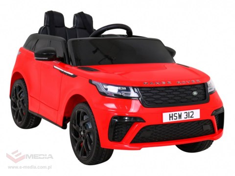 Range Rover Velar na akumulator Czerwony SUV + Pilot
