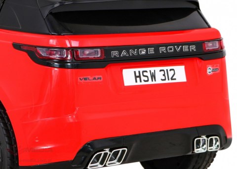 Range Rover Velar na akumulator Czerwony SUV + Pilot