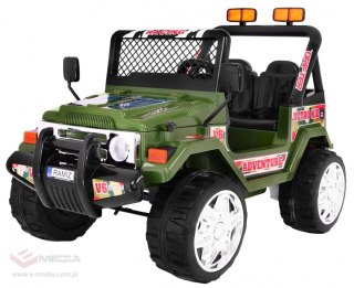 Terenowy Raptor Drifter na akumulator dla dzieci Zielony + Pilot