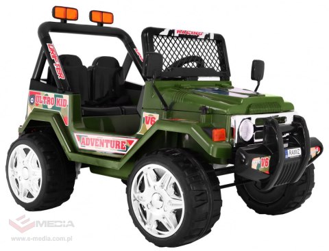Terenowy Raptor Drifter na akumulator dla dzieci Zielony + Pilot