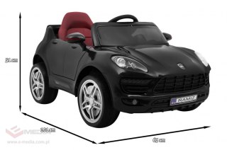 Autko Turbo-S na akumulator dla dzieci Czarny + Pilot