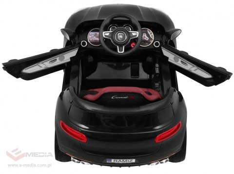 Autko Turbo-S na akumulator dla dzieci Czarny + Pilot