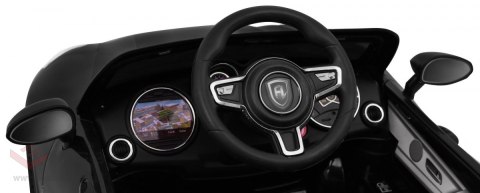 Autko Turbo-S na akumulator dla dzieci Czarny + Pilot
