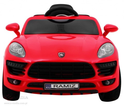 Autko Turbo-S na akumulator dla dzieci Czerwony Suv + Pilot