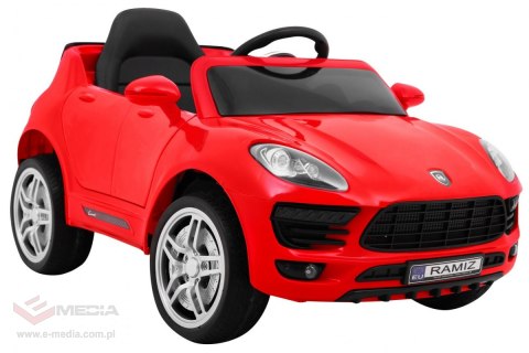 Autko Turbo-S na akumulator dla dzieci Czerwony Suv + Pilot
