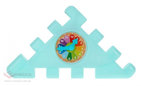 Multidomek sensoryczny dla dzieci 18m+ Mini gry 9 Puzzli + Sortery + Przeplatanka + Zegar