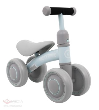 Pierwszy Rowerek biegowy PettyTrike dla dzieci Niebieski 4-kołowy Jeździk SporTrike