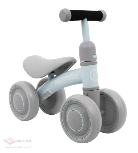 Pierwszy Rowerek biegowy PettyTrike dla dzieci Niebieski 4-kołowy Jeździk SporTrike