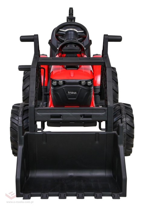 Pojazd Traktor Z Przyczepą 720-T Czerwony