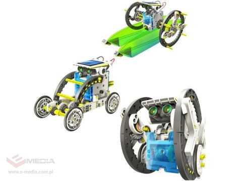Pojazdy, roboty Solarne 14w1. Konstruktor robotów.