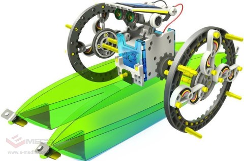 Pojazdy, roboty Solarne 14w1. Konstruktor robotów.