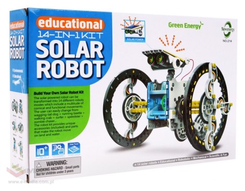 Pojazdy, roboty Solarne 14w1. Konstruktor robotów.