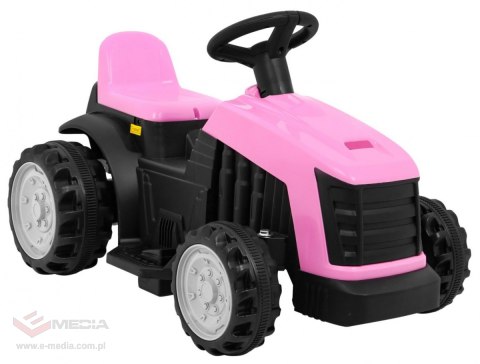 Traktor z Przyczepą Różowy