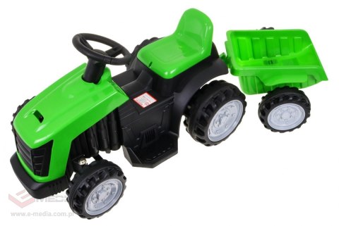 Traktor z Przyczepą Zielony