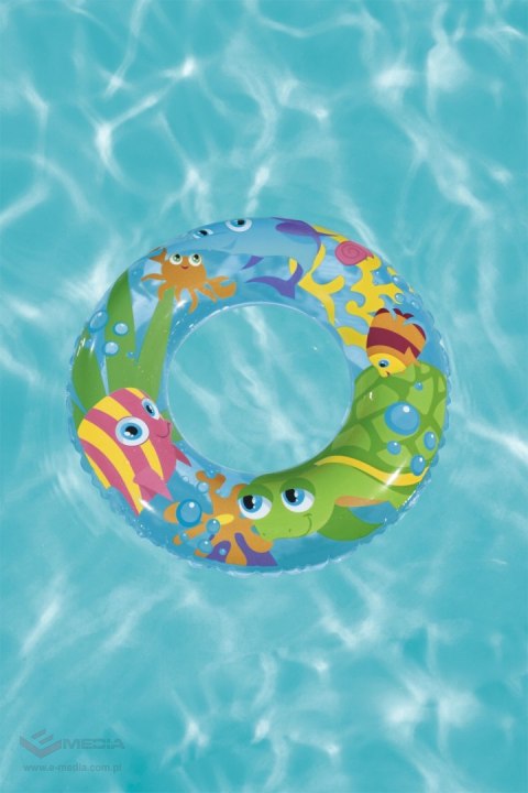 Dmuchane kółko do pływania Morski Świat BESTWAY Winyl 56cm