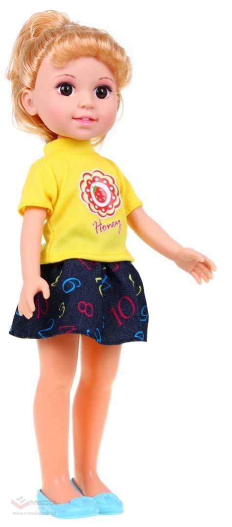 Duża Lalka do stylizacji dla dzieci 3+ blondynka + 2 Stroje + Grzebyk + Lusterko