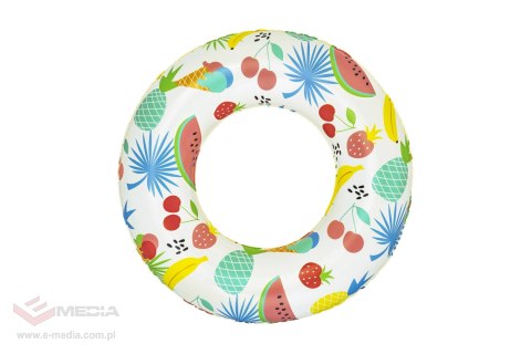 Kółko dmuchane do pływania Owoce BESTWAY 61cm Winyl + Zawór bezpieczeństwa