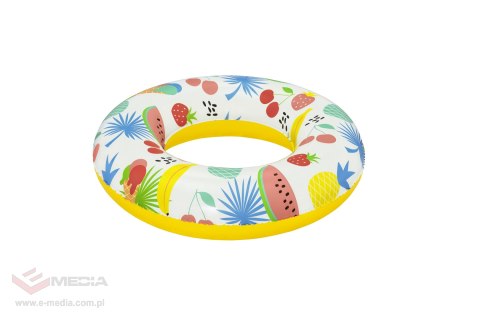 Kółko dmuchane do pływania Owoce BESTWAY 61cm Winyl + Zawór bezpieczeństwa