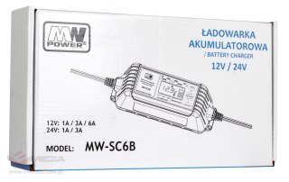 Ładowarka akumulatorowa z Wyświetlaczem LCD 12V i 24V + 2 Tryby specjalne