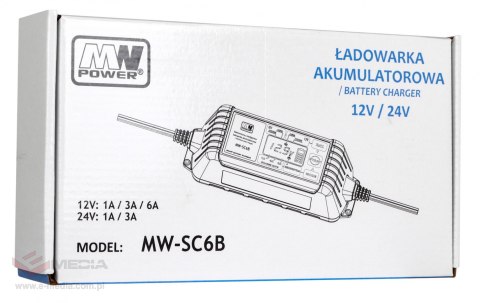Ładowarka akumulatorowa z Wyświetlaczem LCD 12V i 24V + 2 Tryby specjalne