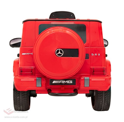 Mercedes AMG G63 dla dzieci Czerwony + Pilot