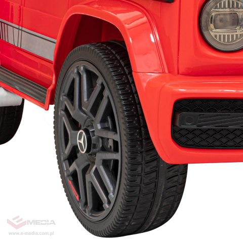 Mercedes AMG G63 dla dzieci Czerwony + Pilot