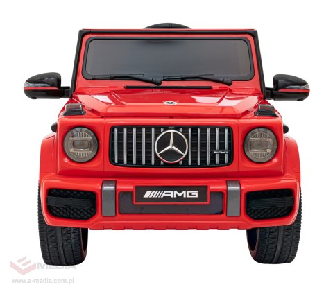 Mercedes AMG G63 dla dzieci Czerwony + Pilot
