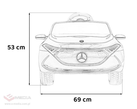 Mercedes Benz AMG EQA dla dzieci Czarny