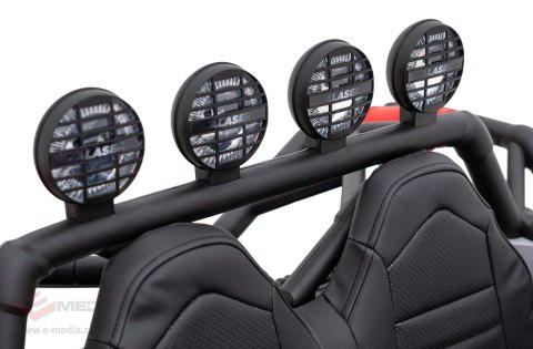 Auto Buggy Racing 5 na akumulator dla dzieci +3. Szary + Silniki 2x200W + Pilot + Wolny Start