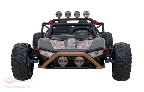 Auto Buggy Racing 5 na akumulator dla dzieci Czarny + Silniki 2x200W + Pilot + Audio LED + Wolny Start