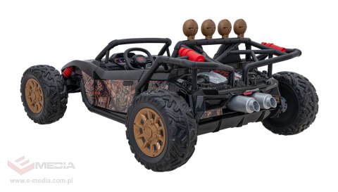 Auto Buggy Racing 5 na akumulator dla dzieci Czarny + Silniki 2x200W + Pilot + Audio LED + Wolny Start