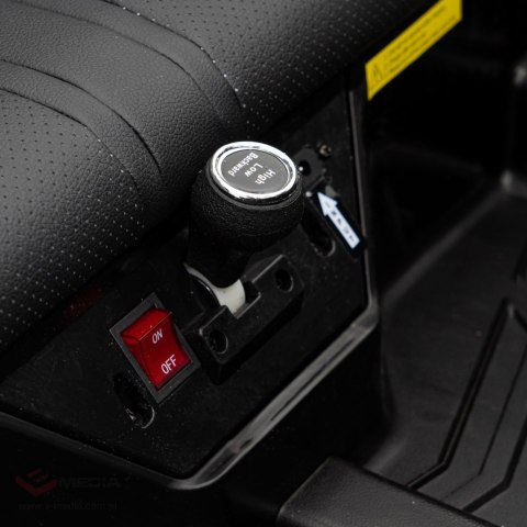 Auto Buggy Racing 5 na akumulator dla dzieci Czarny + Silniki 2x200W + Pilot + Audio LED + Wolny Start