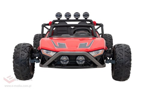 Auto Buggy Racing 5 na akumulator dla dzieci Czerwony + Silniki 2x200W + Pilot + Audio LED + Wolny Start