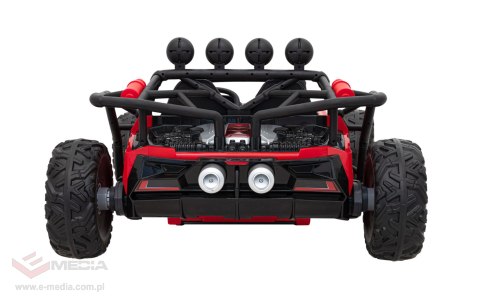 Auto Buggy Racing 5 na akumulator dla dzieci Czerwony + Silniki 2x200W + Pilot + Audio LED + Wolny Start