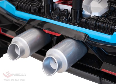 Auto Buggy Racing 5 na akumulator dla dzieci Niebieski + Silniki 2x200W + Pilot + Audio LED + Wolny Start