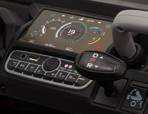 Auto Pick-Up Speed 900 dla dzieci Czarny + Napęd 4x4 + Ruchomy kiper