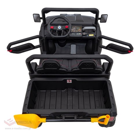 Auto Pick-Up Speed 900 dla dzieci Czarny + Napęd 4x4 + Ruchomy kiper