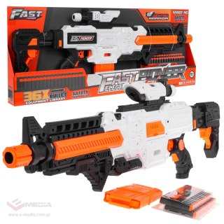 Karabin Fast Pioneer dla dzieci 8+ Celownik + Magazynek + 36 Miękkich Pocisków