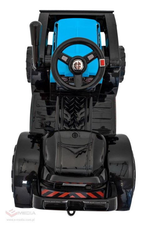 Traktor Spychacz G320 dla najmłodszych dzieci Niebieski + Ruchoma łyżka + Melodie + Klakson + Światła LED
