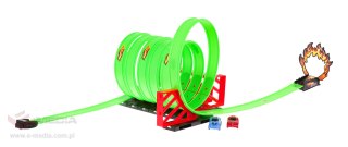 Ekstremalny Tor Wyścigowy dla dzieci 3+ Elementy konstrukcyjne 27 el. + 2 Autka rajdowe + 6 Pętli