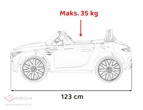 Pojazd Mercedes Benz AMG SL63 Czarny