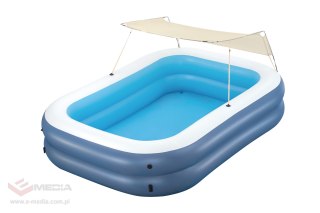 Rodzinny Basen dmuchany 254x178x140cm BESTWAY Ochrona UV + Ruchomy Daszek