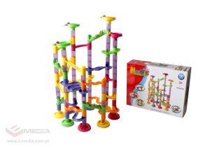 Tor Kulkowy do składania dla dzieci 3+ Części konstrukcyjne 105 el. + 30 Kulek