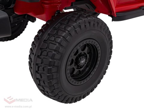 Auto terenowe OFF-ROAD 3.0 dla dzieci Czerwony + Pilot + Wolny Start + Pasy + Audio LED